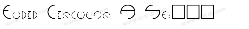 Eudid Circular A Se字体转换